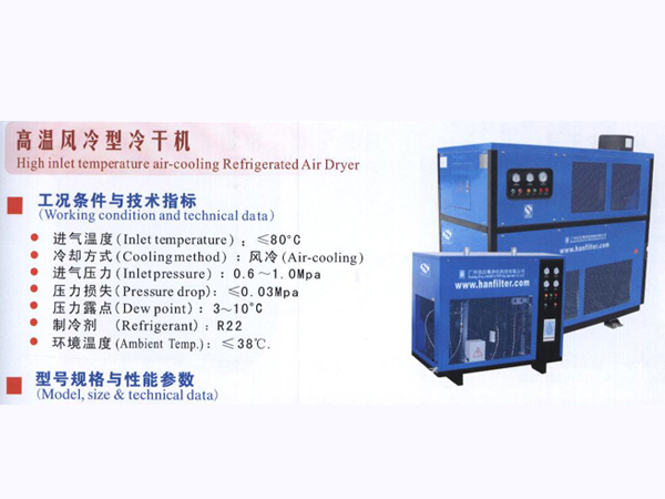 高溫風(fēng)冷型冷干機
